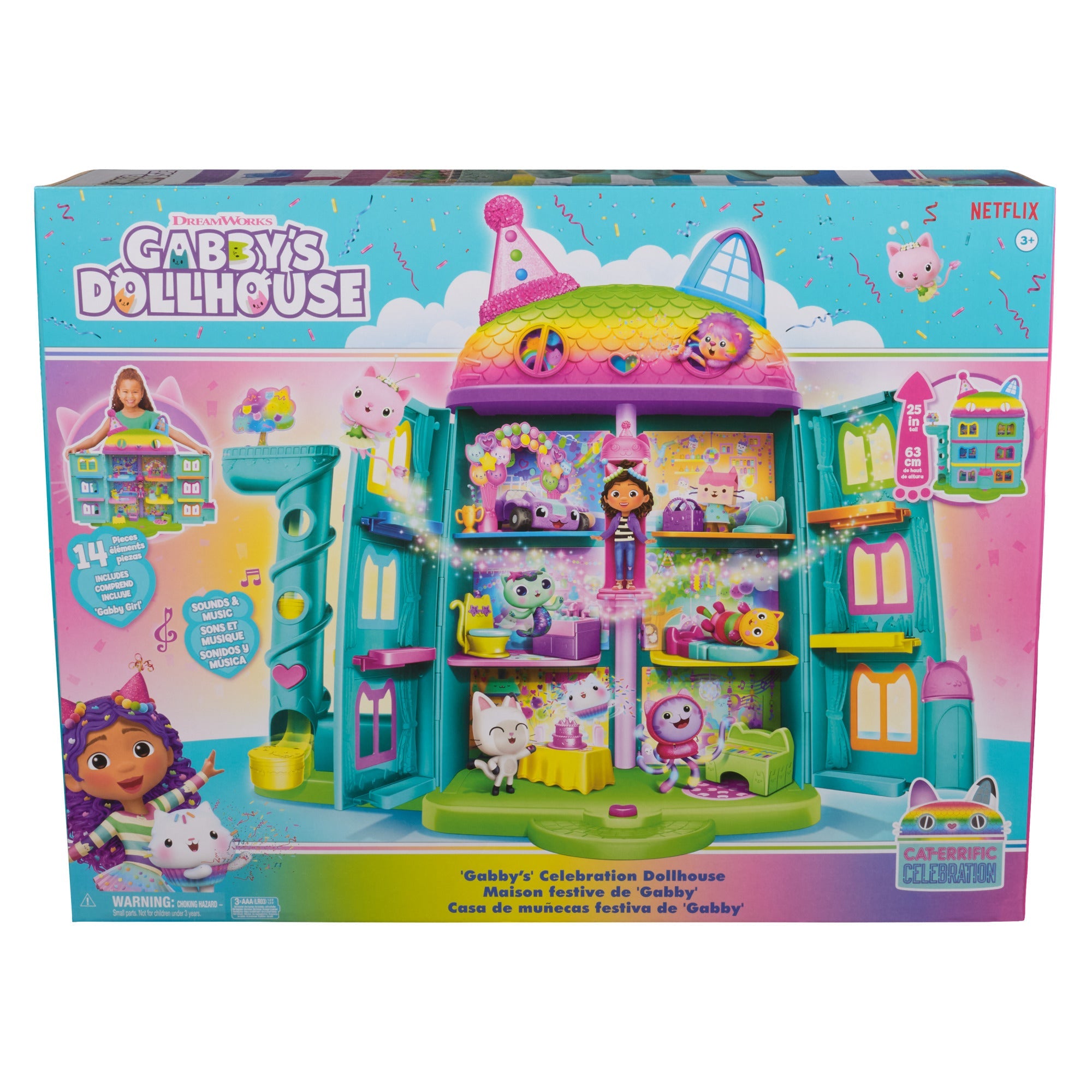 Playset Gabby's Dollhouse Purrfect Celebration Dollhouse - Albagame