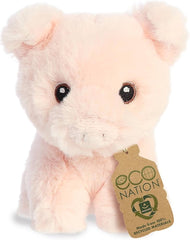 Plush Eco Nation Mini Pig 12cm - Albagame