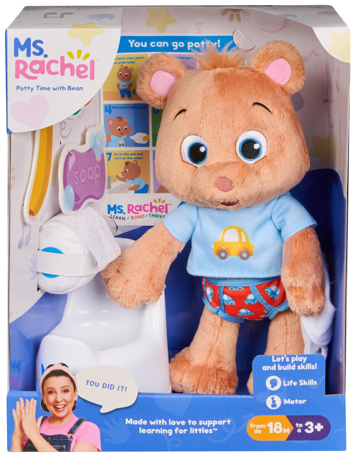 Plush Ms Rachel Bean Potty - Albagame