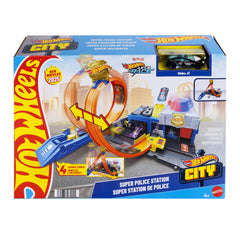 Playset Hot Wheels City Super Police Station - Albagame
