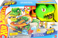 Playset Hot Wheels City T-Rex Fire Station - Albagame