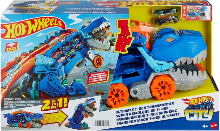 Playset Hot Wheels Ultimate T-Rex Transporter - Albagame