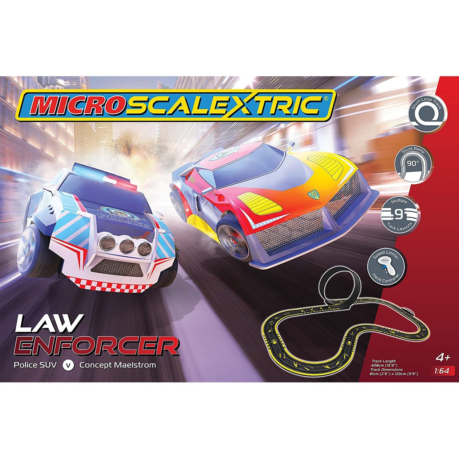 Playset Micro Scalextric Law Enforcer - Albagame