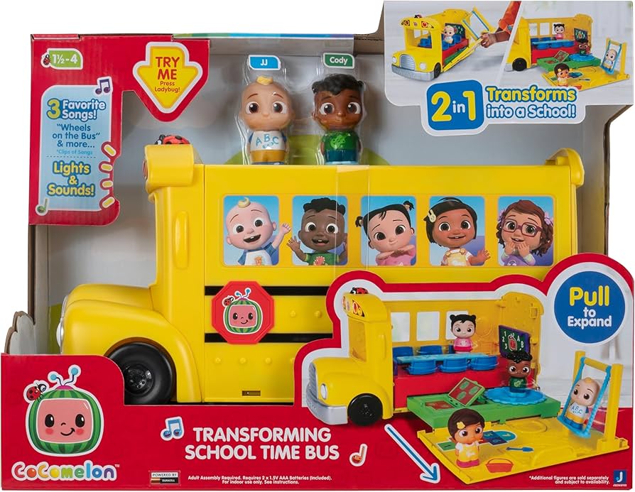 Vehicle Cocomelon Transforming School Time Bus - Albagame
