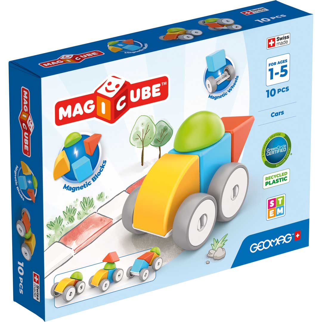 Magicube Blocks Geomag Cars 10pcs - Albagame