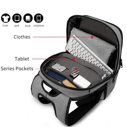 Backpack Laptop T-B3090ALG 15" Light Gray - Albagame