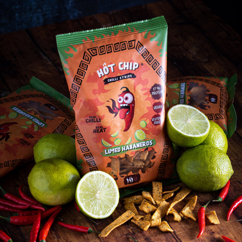 Strips Hot Chip Limed Habaneros 80Gr - Albagame