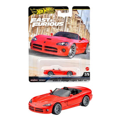 Vehicle Hot Wheels Premier Fast & Furious 2003 Dodge Viper SRT10