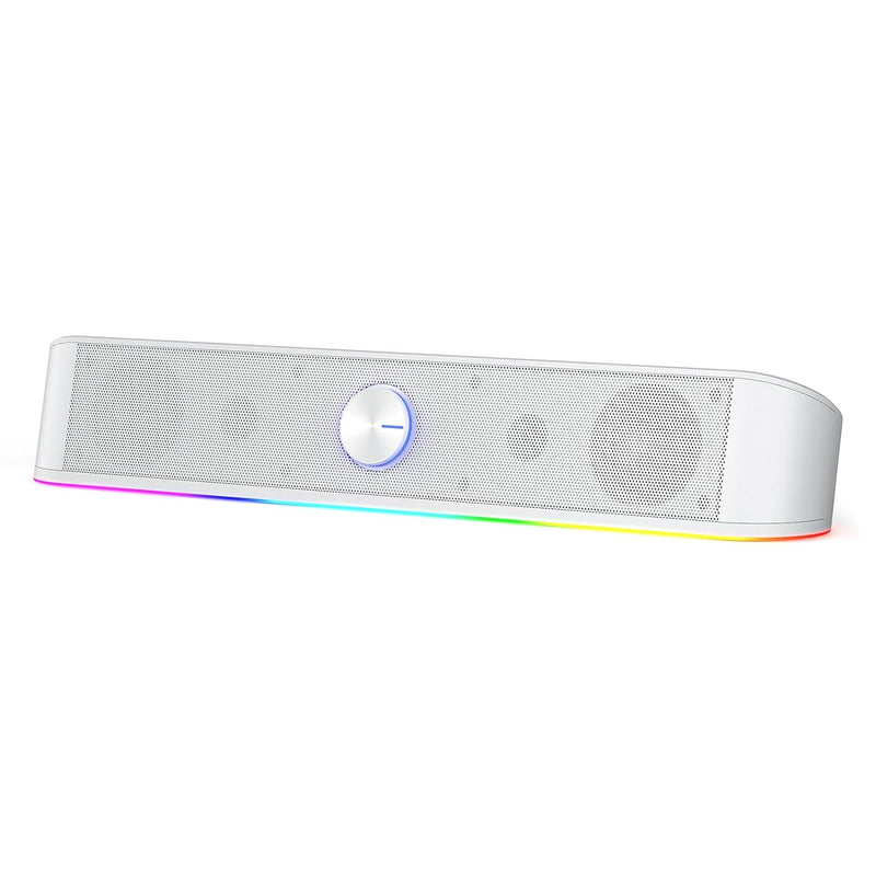 Speakers 2.0 Redragon Adiemus GS560 , RGB , Plug&Play , Soundbar mode , White