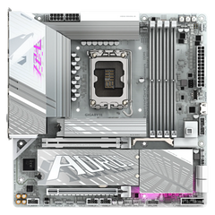 Motherboard Gigabyte Z890M AORUS ELITE WIFI7 ICE , Wireless 7 + Bluetooth 5.4 , DDR5 , Micro ATX , Socket 1851 , Digital twin 12+1+2 phase 60A VRM - Albagame