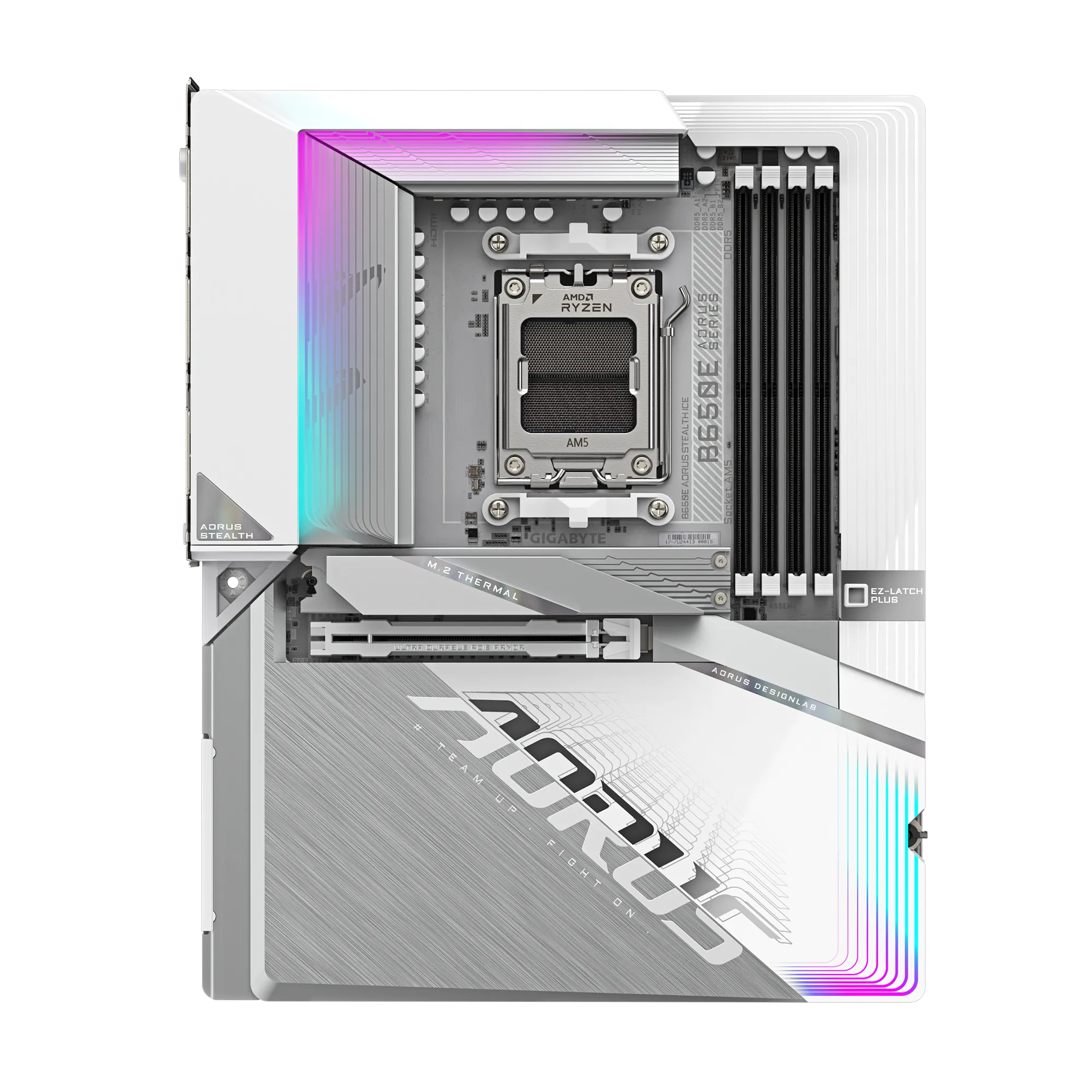 Motherboard Gigabyte B650E Aorus Stealth ICE  , Wireless WiFi7 Bluetooth 5.4 , ATX , DDR5 , Socket AM5 , 12+2+2 phase VRM - Albagame