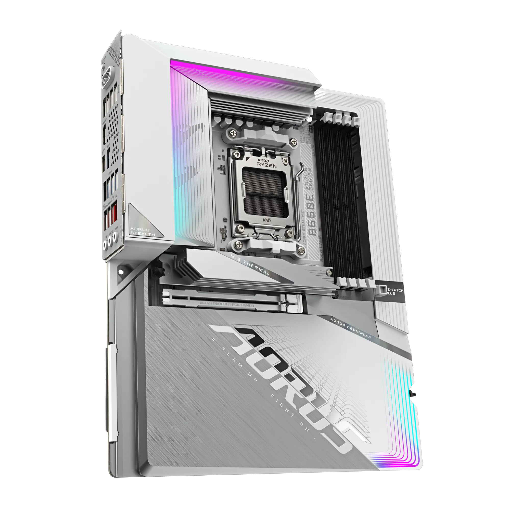 Motherboard Gigabyte B650E Aorus Stealth ICE  , Wireless WiFi7 Bluetooth 5.4 , ATX , DDR5 , Socket AM5 , 12+2+2 phase VRM - Albagame