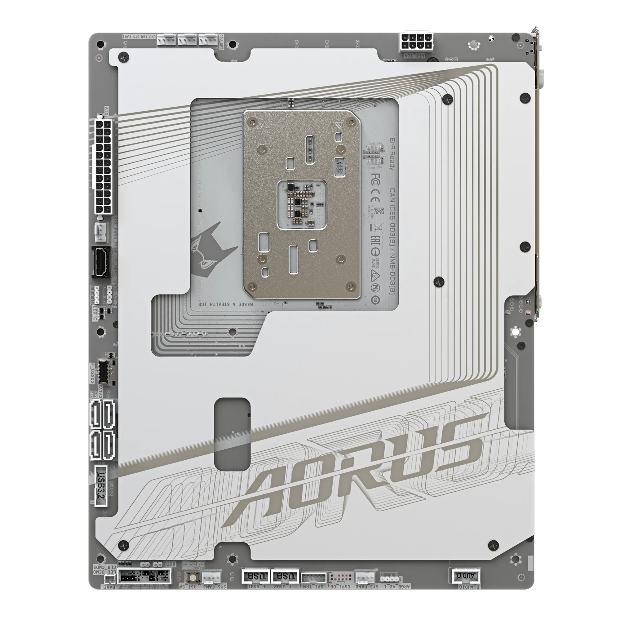 Motherboard Gigabyte B650E Aorus Stealth ICE  , Wireless WiFi7 Bluetooth 5.4 , ATX , DDR5 , Socket AM5 , 12+2+2 phase VRM - Albagame