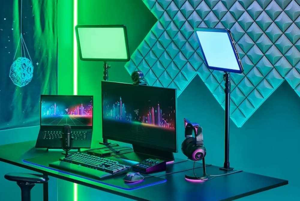 RingLight Razer Key Light Chroma , All-in-one Stream Lighting , Customizable Light Spectrum , RZ19-04120100-R3M1 - Albagame