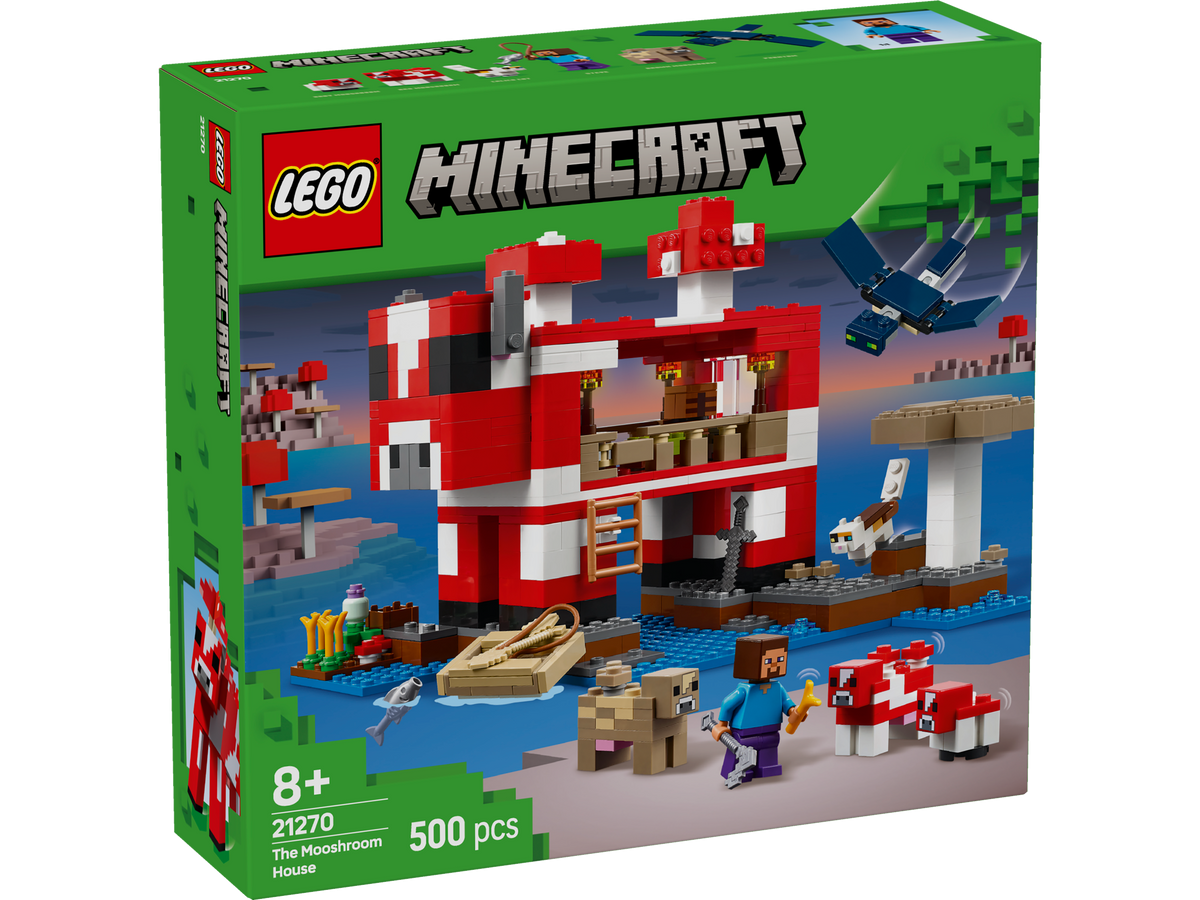Lego Minecraft The Mooshroom House 21270 - Albagame