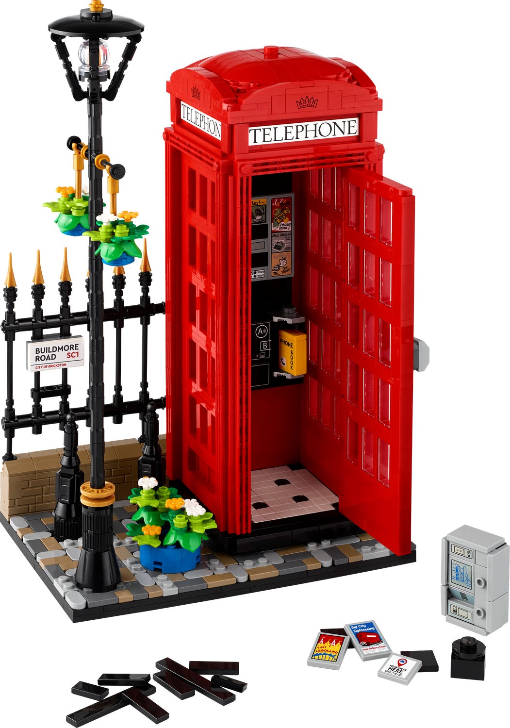 Lego Ideas Red London Telephone Box 21347 - Albagame