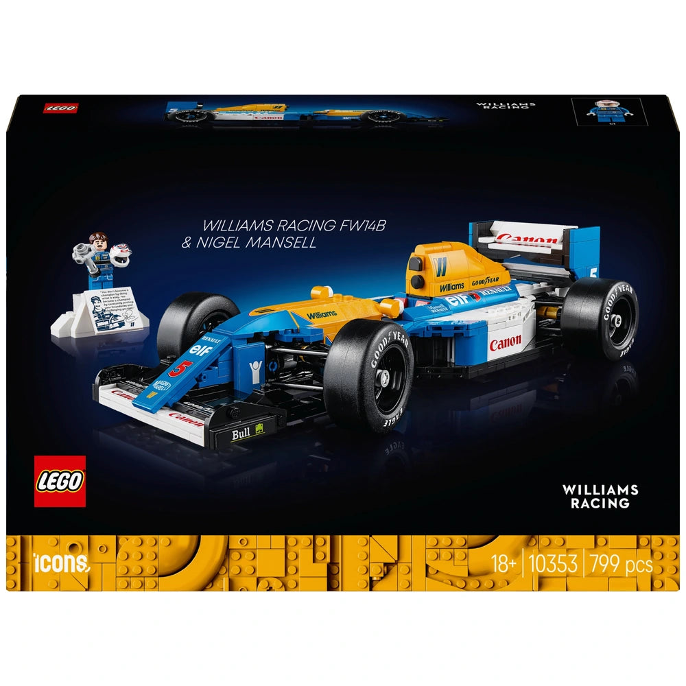 Lego Icons Williams Racing FW14B with Nigel Mansell 10353 - Albagame