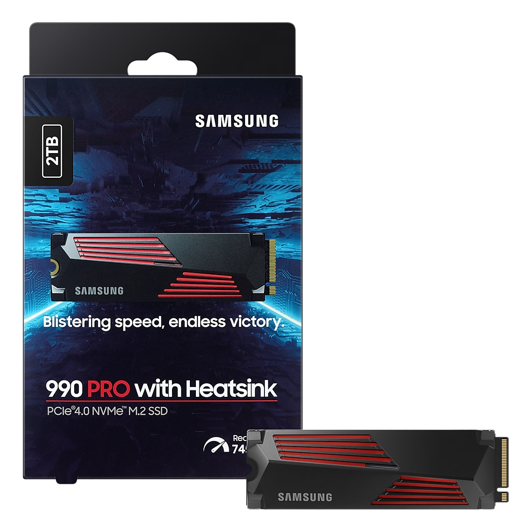 SSD 2TB Samsung 990 PRO Heatsink - Albagame