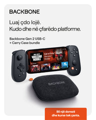 Controller Backbone One USB-C PS Edition Black + Carrying Case Backbone One Black - Albagame