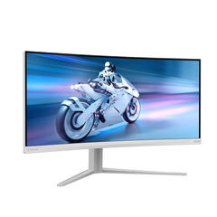 Monitor 34" Philips Evnia 5000 Gaming Curved 1500R WQHD 3440x1440p VA 180Hz 1ms 126%sRGB 400nits , 2xHDMI 1xDisplayPort , Speakers , HAS , VESA , FreeSync , White , 34M2C5501A/00 , 1Y - Albagame