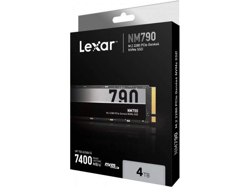 SSD 4TB Lexar NM790 M.2 NVMe PCIe Gen4 - Albagame