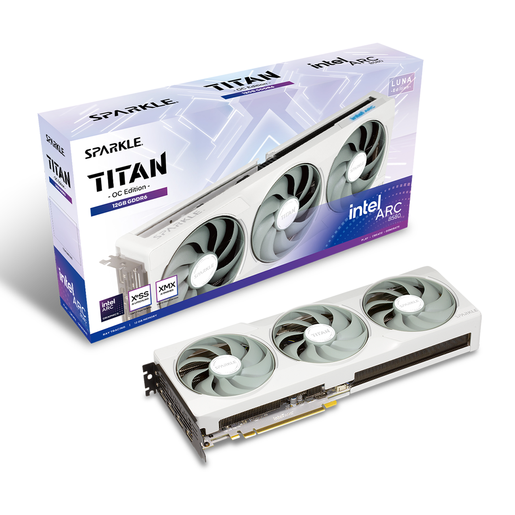 GPU Sparkle Titan Luna OC  Intel Arc B580 12GB - Albagame