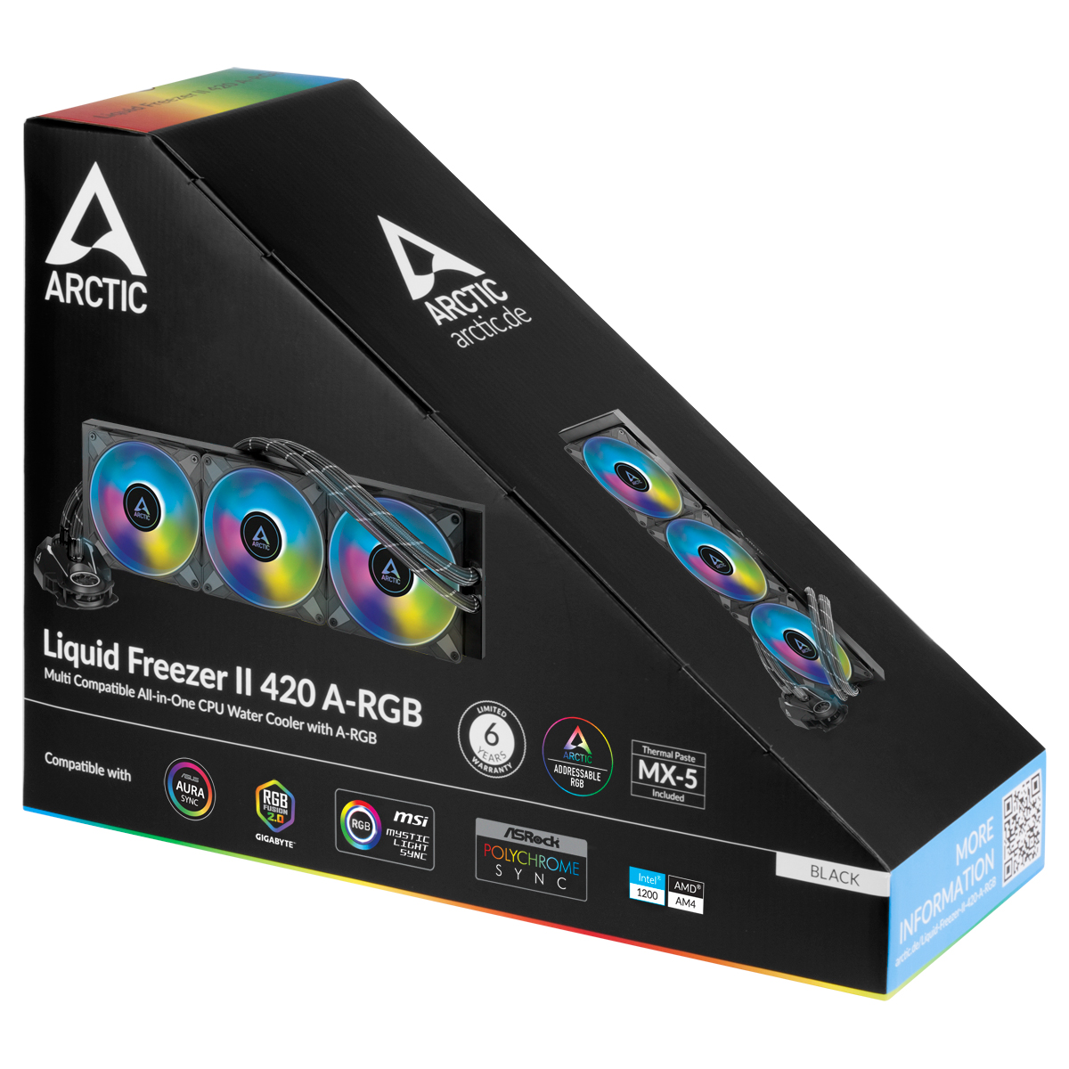 Cooler ARCTIC Liquid Freezer II 420 ARGB , 3x 140mm ARGB - Albagame