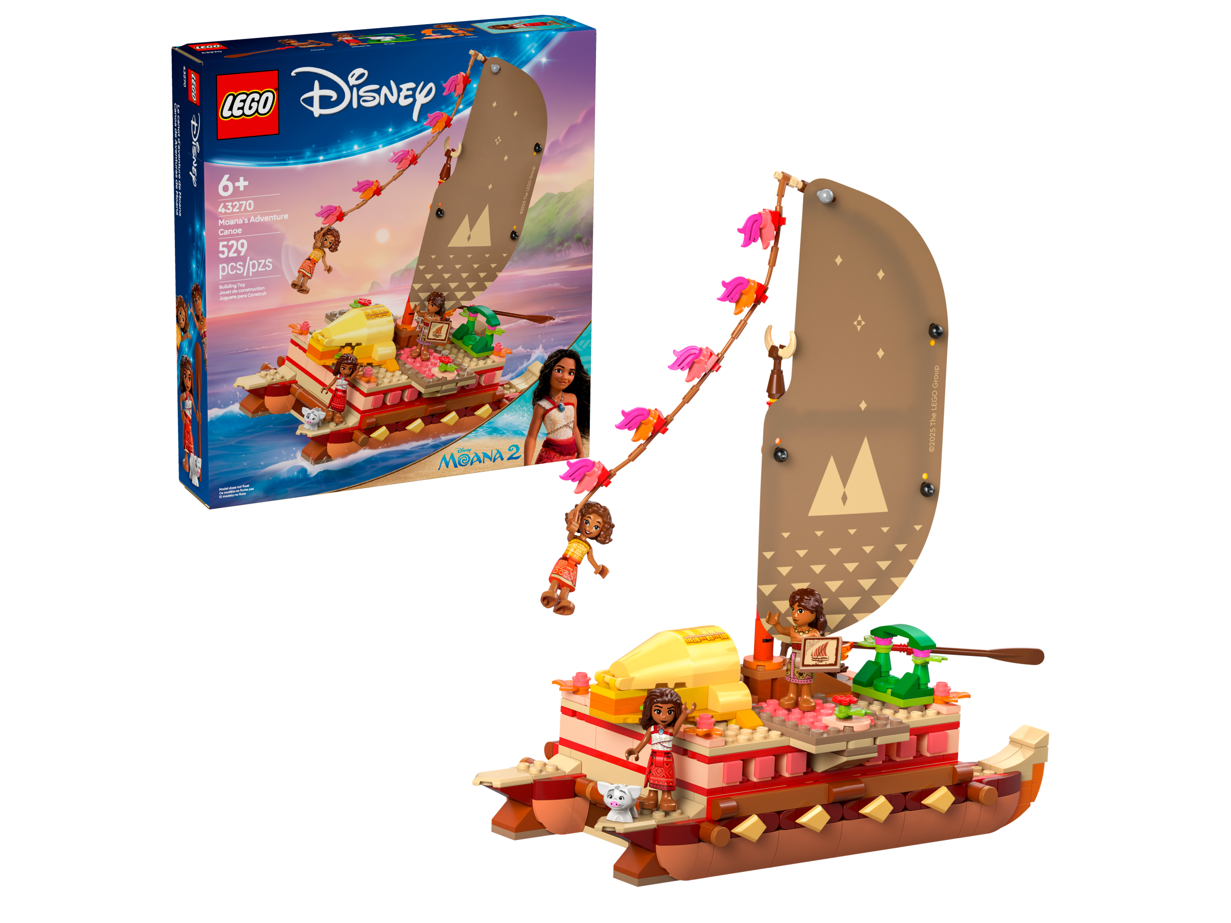 Lego Disney Princess Moana's Adventure Canoe 43270 - Albagame