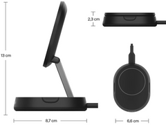 Charger Belkin Wireless Charger with Official MagSafe , Up to 15W with Qi2 technology , Black , BEL-0043 - Albagame