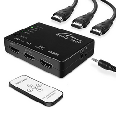 Switch HDMI Media-tech , 5x Input HDMI to 1x Output HDMI , up to 4K , MT5207 - Albagame