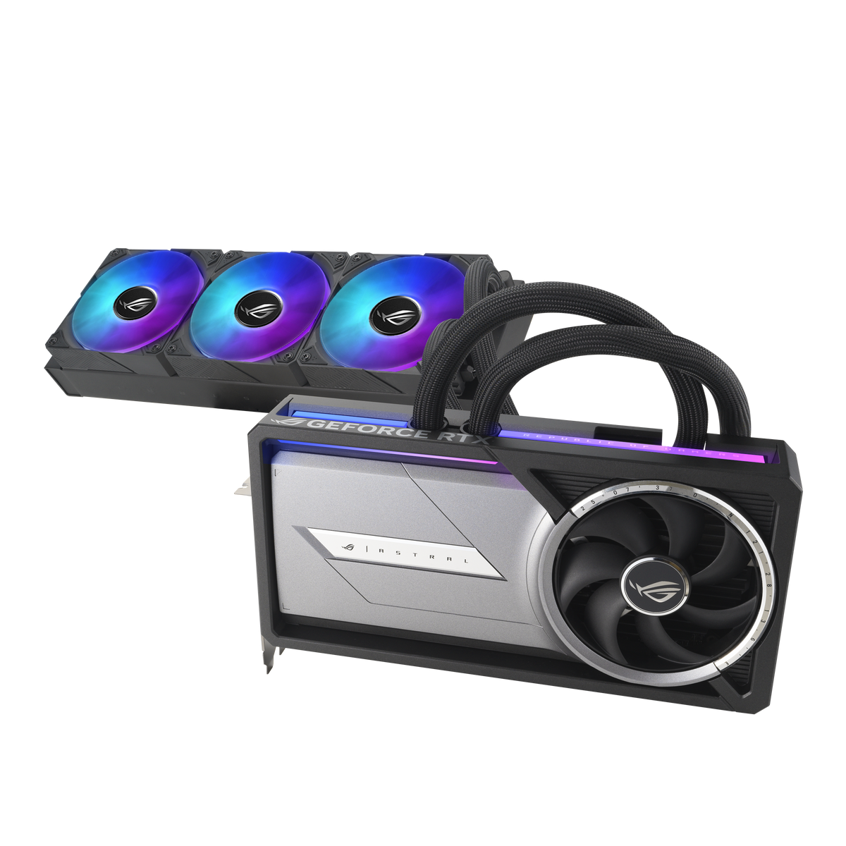 GPU ASUS ROG Astral LC GeForce RTX 5090 32GB GDDR7 , Liquid Cooler 360 3x120mm fans , Black , 90YV0LW3-M0NA00
