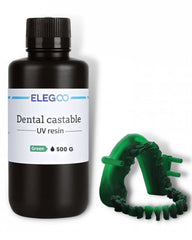 Resin Elegoo Dental Castable UV 0.5kg Green - Albagame