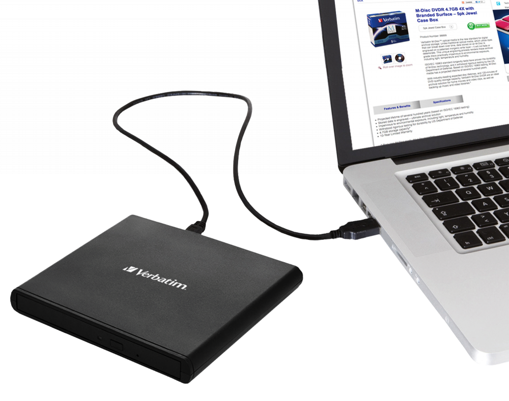 Verbatim Slimline , External DVD/CD - Albagame
