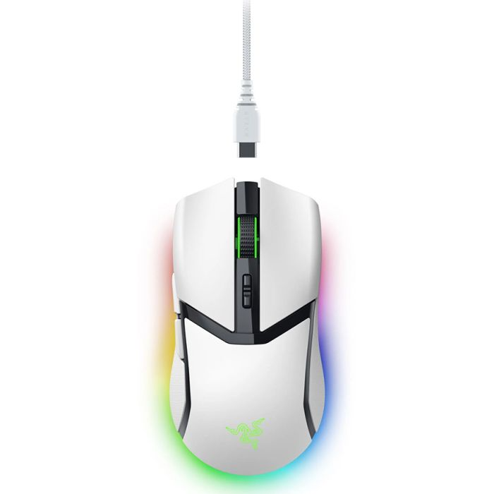 Mouse Razer Cobra Pro , Focus Pro 30K DPI Optical Sensor , 10 Customizable buttons , Chroma RGB with Underglow , White , RZ01-04660200-R3G1