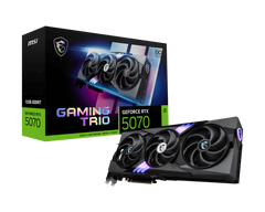 GPU MSI GAMING TRIO OC GeForce RTX 5070 12GB GDDR7 , 3x Fan , Black , G5070-12GTC