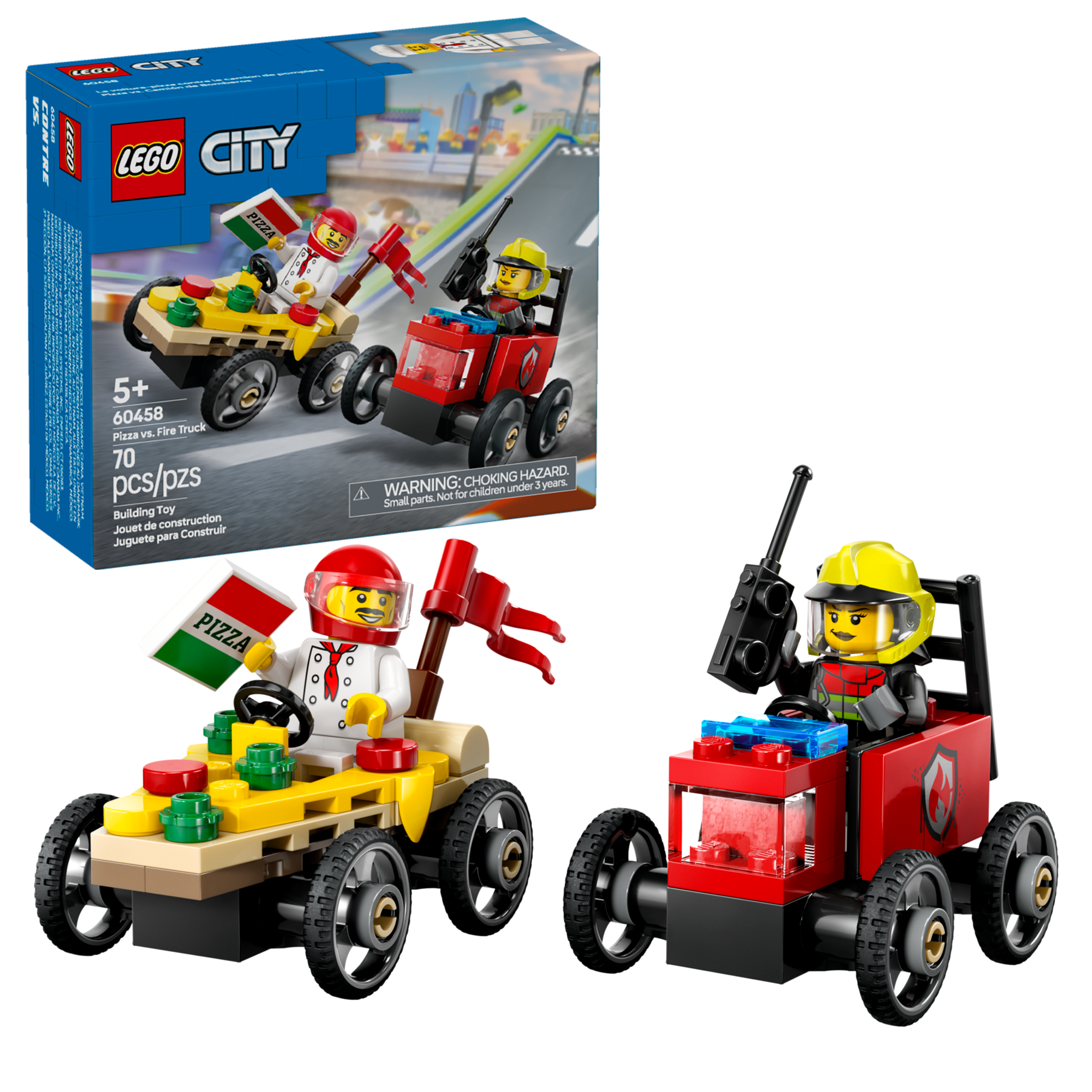 Lego City Pizza VS Fire Race 60458 - Albagame