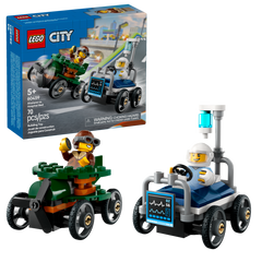 Lego City Airplane VS. Hospital Bed Race 60459 - Albagame