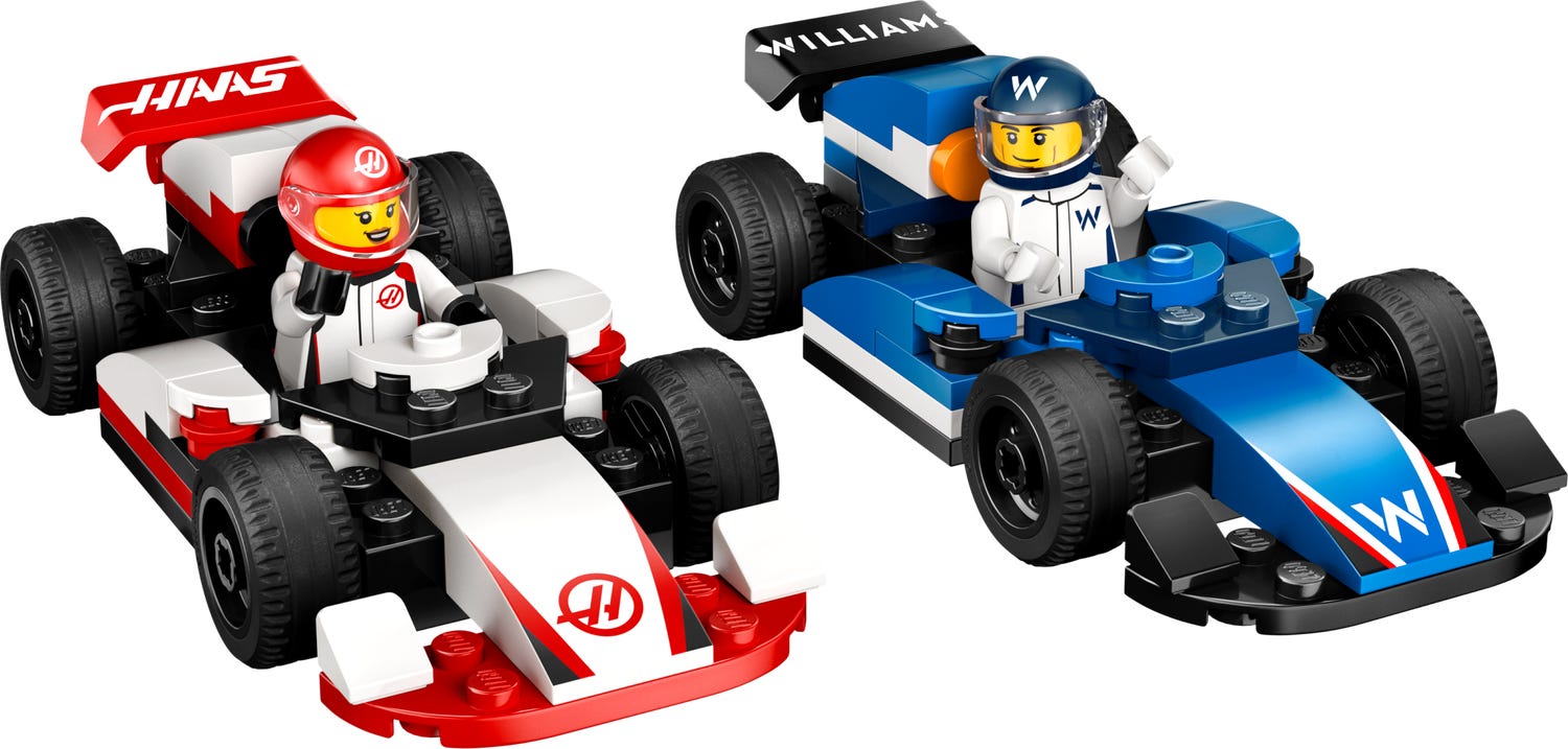 Lego City F1 Williams Racing & Haas F1 Race Cars 60464 - Albagame