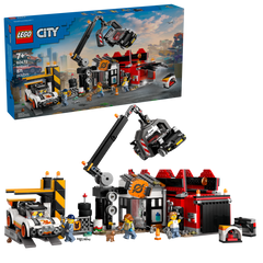 Lego City Scrapyard with Cars and Crane 60472 - Albagame