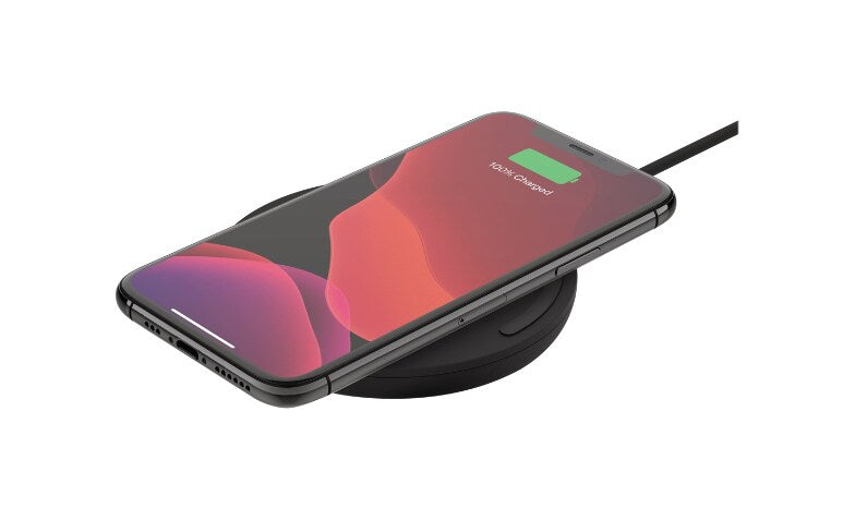 Charger 10W  Belkin BoostCharge , Wireless Charger Pad up to 10W with Micro USB , Black , WIA001VFBK - Albagame