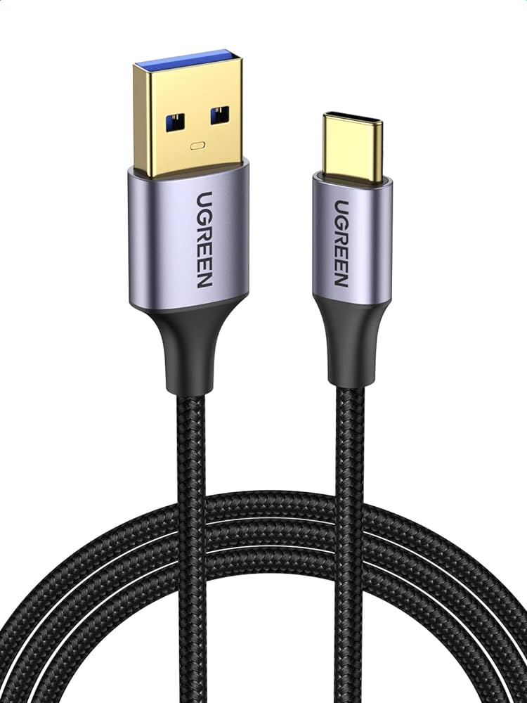 Cable Ugreen USB-A to USB-C , 3A , 56K om with Safe Quick Charge 3.0 & Data , 1m - Albagame