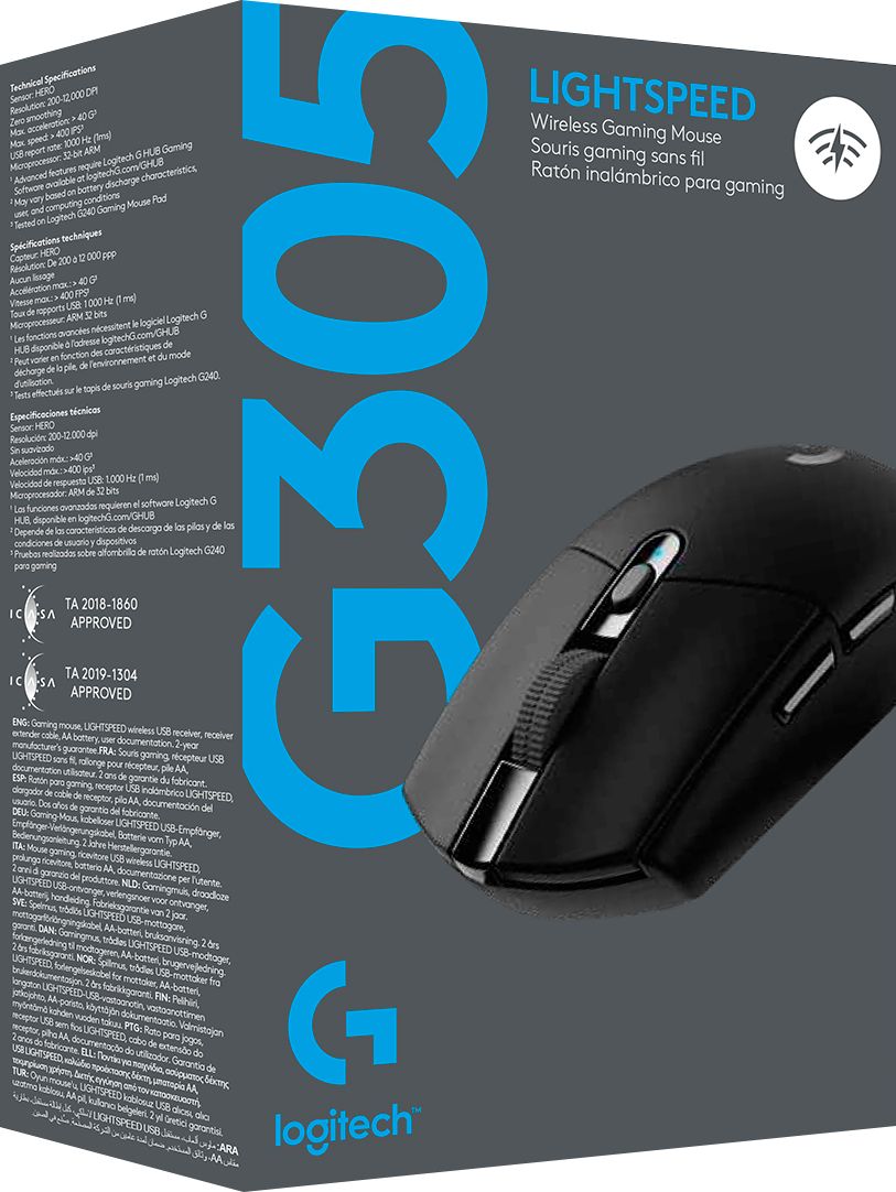 Souris Logitech G502 LightSpeed Gaming 25k (910-005567)