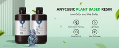 Resin Anycubic Plant-Based UV 1kg Tran Green - Albagame