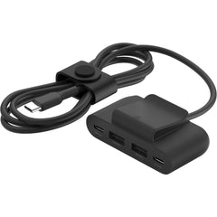 HUB USB-C  Belkin BoostUp Charge 4 Port USB Power Extender up to 30W , 1x USB-C 2m Cable to 2x USB-C  2x USB-A , Black , BUZ001BT2MBKB7