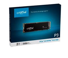 SSD 2TB Crucial P3 M.2 NVMe PCIe Gen3 - Albagame