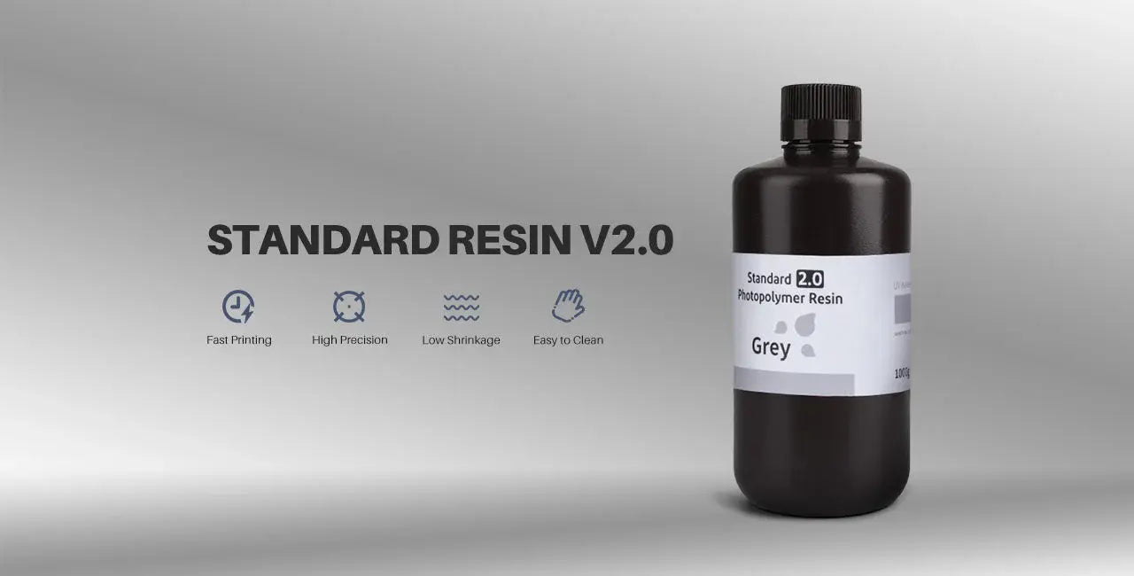 Resin Elegoo Standard 2.0 1kg Black - Albagame