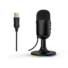 Microphone Redragon Pulsar Streaming GM303 , RGB , Omni-Directional 360° , Black