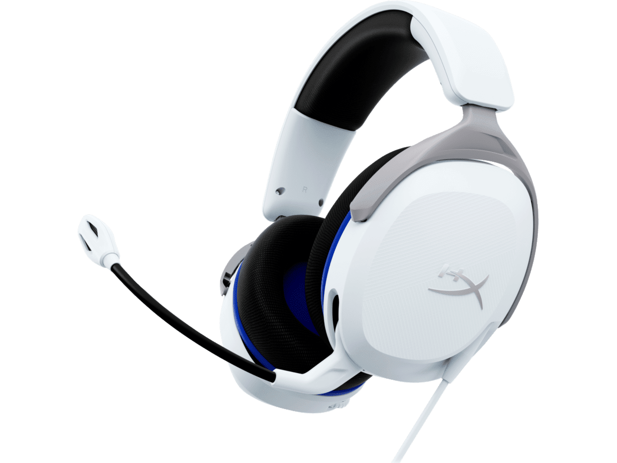 Headset HyperX Cloud Stinger 2 Core , Compatibility : PC , PS5 , PS4 ,  Wired Gaming Headset , White , 6H9B5AA - Albagame
