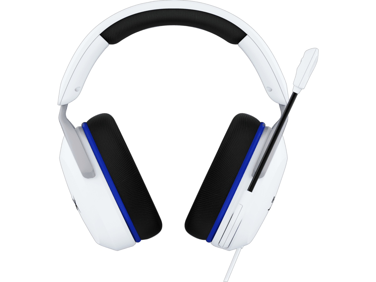 Headset HyperX Cloud Stinger 2 Core , Compatibility : PC , PS5 , PS4 ,  Wired Gaming Headset , White , 6H9B5AA - Albagame