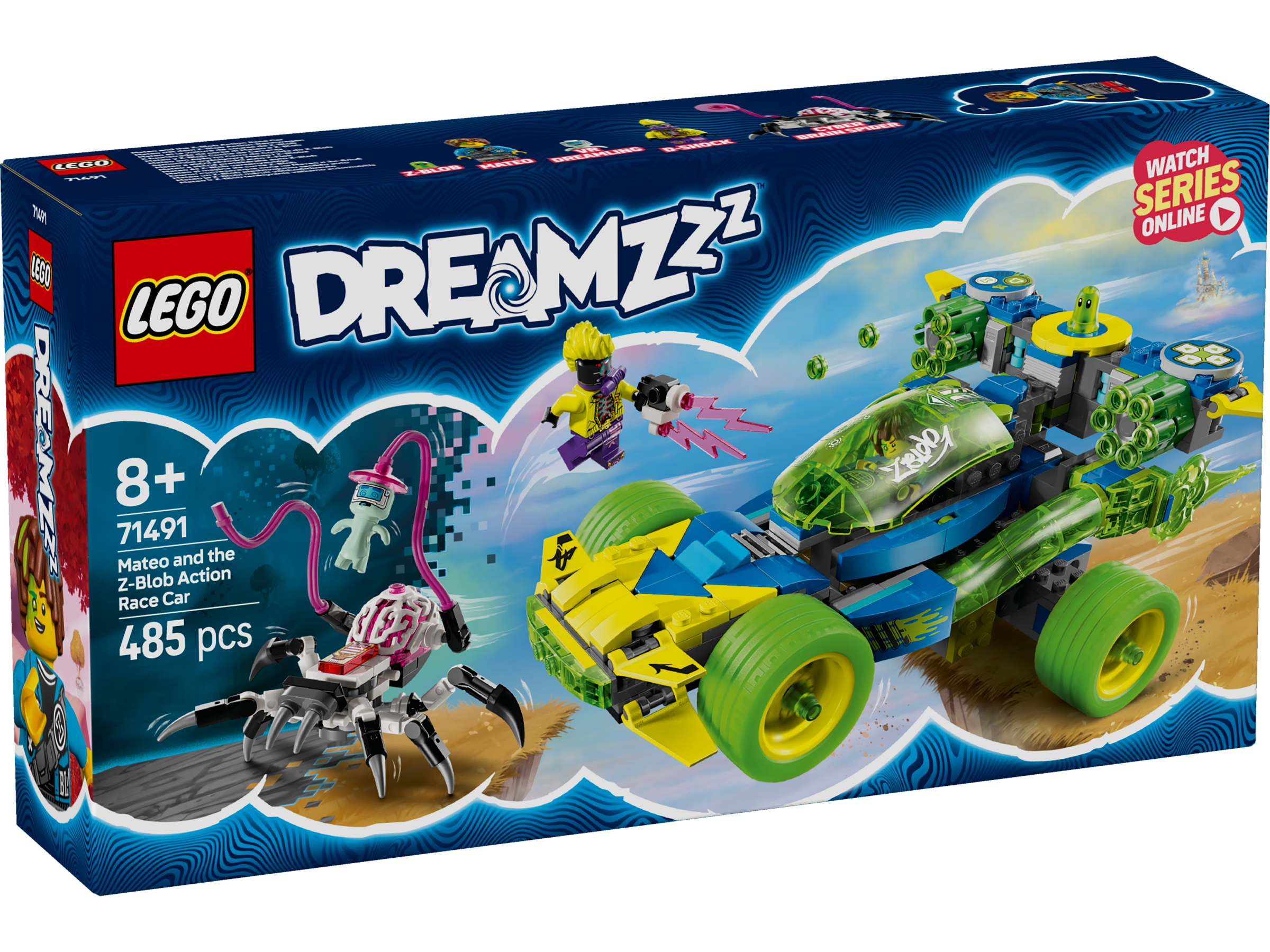 Lego Dreamzzz Mateo and the Z-Blob Action Race Car 71491 - Albagame